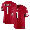 Zennovawear Men's San Francisco 49ers Deebo Samuel Sr Scarlet Alternate Vapor F.U.S.E. Limited Jersey