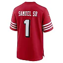 Zennovawear Men's San Francisco 49ers Deebo Samuel Sr Scarlet Alternate Game Jersey