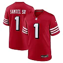 Zennovawear Men's San Francisco 49ers Deebo Samuel Sr Scarlet Alternate Game Jersey