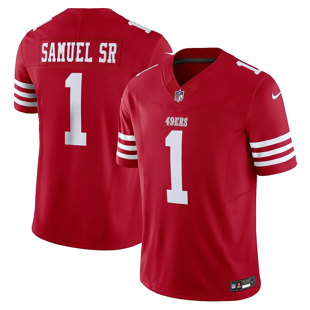 Zennovawear Men's San Francisco 49ers Deebo Samuel Sr Scarlet Vapor F.U.S.E. Limited Jersey
