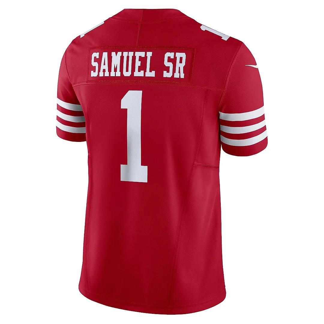 Zennovawear Men's San Francisco 49ers Deebo Samuel Sr Scarlet Vapor F.U.S.E. Limited Jersey