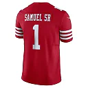 Zennovawear Men's San Francisco 49ers Deebo Samuel Sr Scarlet Vapor F.U.S.E. Limited Jersey