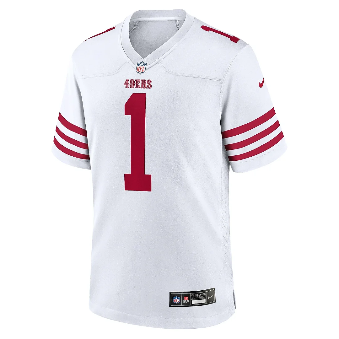 Zennovawear Men's San Francisco 49ers Deebo Samuel Sr White Men's Game Jersey