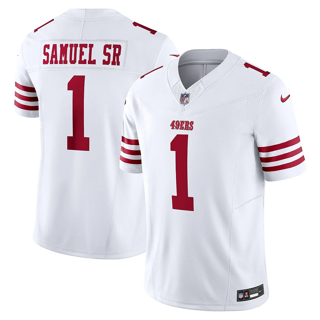Zennovawear Men's San Francisco 49ers Deebo Samuel Sr White Vapor F.U.S.E. Limited Jersey