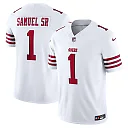 Zennovawear Men's San Francisco 49ers Deebo Samuel Sr White Vapor F.U.S.E. Limited Jersey