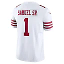 Zennovawear Men's San Francisco 49ers Deebo Samuel Sr White Vapor F.U.S.E. Limited Jersey