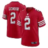 Zennovawear Men's San Francisco 49ers Deommodore Lenoir Scarlet Game Jersey