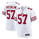 Zennovawear Men's San Francisco 49ers Dre Greenlaw White Team Game Jersey