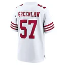 Zennovawear Men's San Francisco 49ers Dre Greenlaw White Team Game Jersey