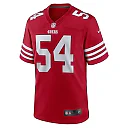 Zennovawear Men's San Francisco 49ers Fred Warner Scarlet Player Game Jersey