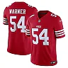 Zennovawear Men's San Francisco 49ers Fred Warner Scarlet Vapor F.U.S.E. Limited Jersey