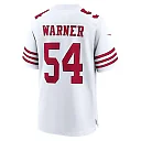 Zennovawear Men's San Francisco 49ers Fred Warner White Team Game Player Jersey
