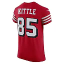 Zennovawear Men's San Francisco 49ers George Kittle Scarlet Alternate Vapor Elite Jersey