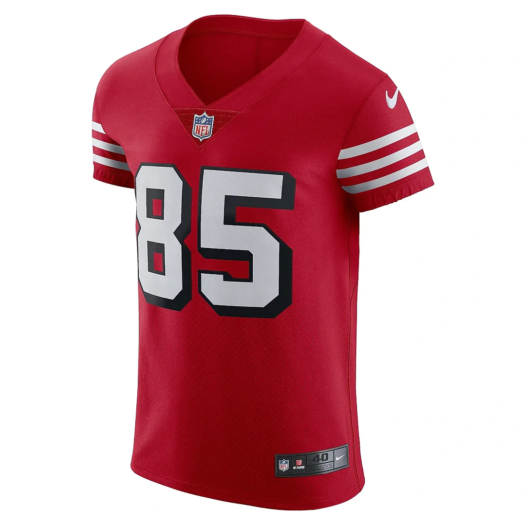 Zennovawear Men's San Francisco 49ers George Kittle Scarlet Alternate Vapor Elite Jersey