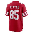 Zennovawear Men's San Francisco 49ers George Kittle Scarlet Team Game Jersey