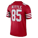 Zennovawear Men's San Francisco 49ers George Kittle Scarlet Team Legend Player Performance Top