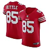 Zennovawear Men's San Francisco 49ers George Kittle Scarlet Vapor Elite Jersey