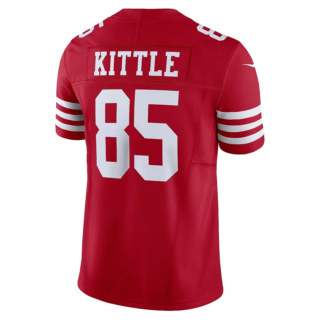 Zennovawear Men's San Francisco 49ers George Kittle Scarlet Vapor F.U.S.E. Limited Jersey