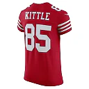 Zennovawear Men's San Francisco 49ers George Kittle Scarlet Vapor Elite Jersey