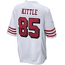 Zennovawear Men's San Francisco 49ers George Kittle White Alternate Game Jersey