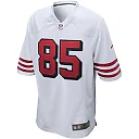Zennovawear Men's San Francisco 49ers George Kittle White Alternate Game Jersey