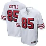 Zennovawear Men's San Francisco 49ers George Kittle White Alternate Game Jersey