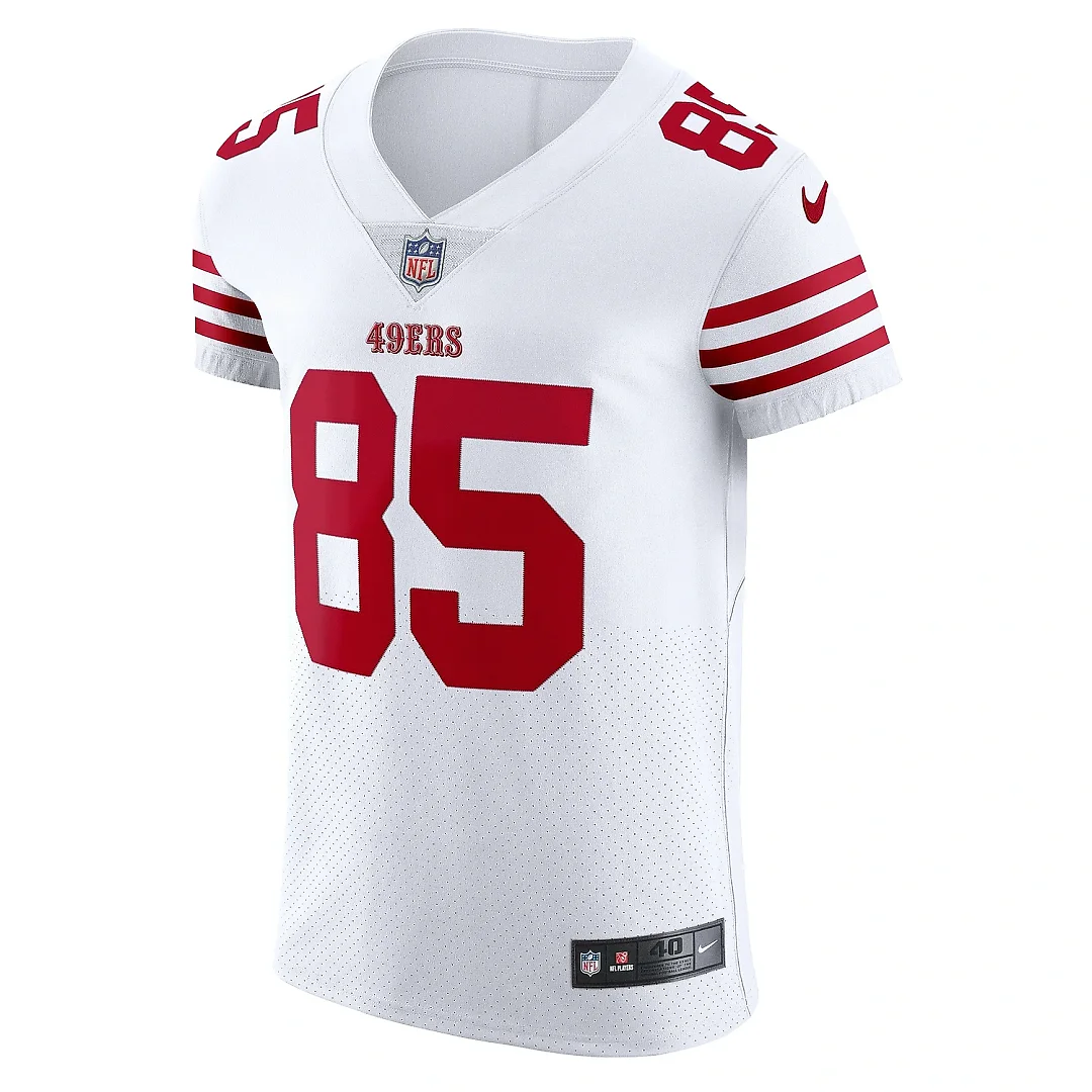 Zennovawear Men's San Francisco 49ers George Kittle White Vapor Elite Jersey