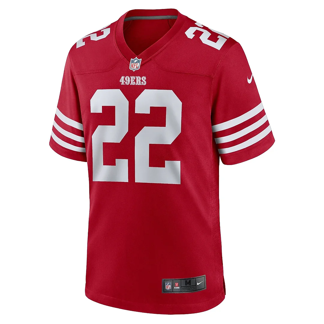 Zennovawear Men's San Francisco 49ers Isaac Yiadom Scarlet Team Game Jersey