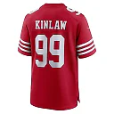 Zennovawear Men's San Francisco 49ers Javon Kinlaw Scarlet Team Player Game Jersey
