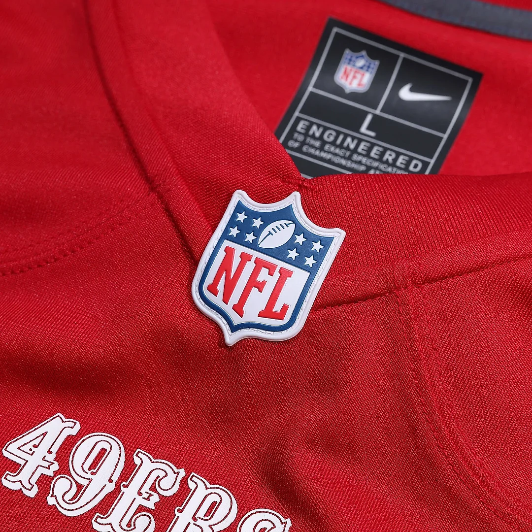 Zennovawear Men's San Francisco 49ers Javon Kinlaw Scarlet Team Player Game Jersey