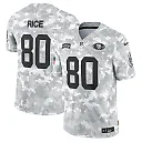 Zennovawear Men's San Francisco 49ers Jerry Rice Arctic Camo 2024 Salute to Service Retired Player Limited Jersey