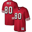 Zennovawear Men's San Francisco 49ers Jerry Rice Mitchell & Ness Scarlet Legacy Jersey
