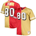 Zennovawear Men's San Francisco 49ers Jerry Rice Mitchell & Ness Scarlet/Gold Big & Tall Split Legacy Retired Player Jersey