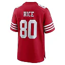 Zennovawear Men's San Francisco 49ers Jerry Rice Scarlet Retired Team Player Game Jersey