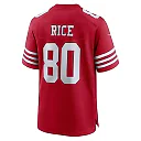 Zennovawear Men's San Francisco 49ers Jerry Rice Scarlet Retired Game Player Jersey