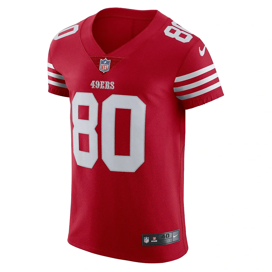 Zennovawear Men's San Francisco 49ers Jerry Rice Scarlet Vapor Elite Retired Player Jersey