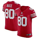 Zennovawear Men's San Francisco 49ers Jerry Rice Scarlet Vapor Elite Retired Player Jersey