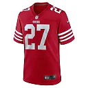 Zennovawear Men's San Francisco 49ers Ji'Ayir Brown Scarlet Team Game Jersey