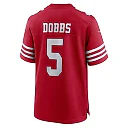 Zennovawear Men's San Francisco 49ers Joshua Dobbs Scarlet Team Game Jersey