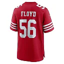 Zennovawear Men's San Francisco 49ers Leonard Floyd Scarlet Team Game Jersey