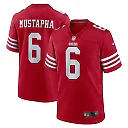 Zennovawear Men's San Francisco 49ers Malik Mustapha Scarlet Game Jersey
