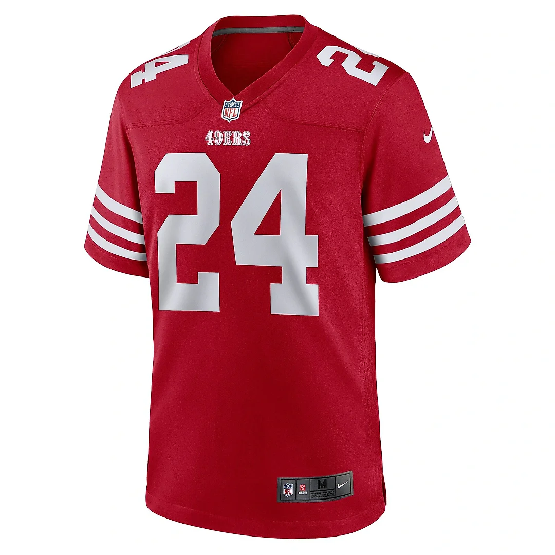 Zennovawear Men's San Francisco 49ers Mason Scarlet Game Player Jersey