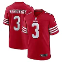 Zennovawear Men's San Francisco 49ers Mitch Wishnowsky Scarlet Game Jersey