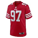 Zennovawear Men's San Francisco 49ers Nick Bosa Scarlet Player Game Jersey