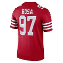 Zennovawear Men's San Francisco 49ers Nick Bosa Scarlet Team Legend Player Performance Top