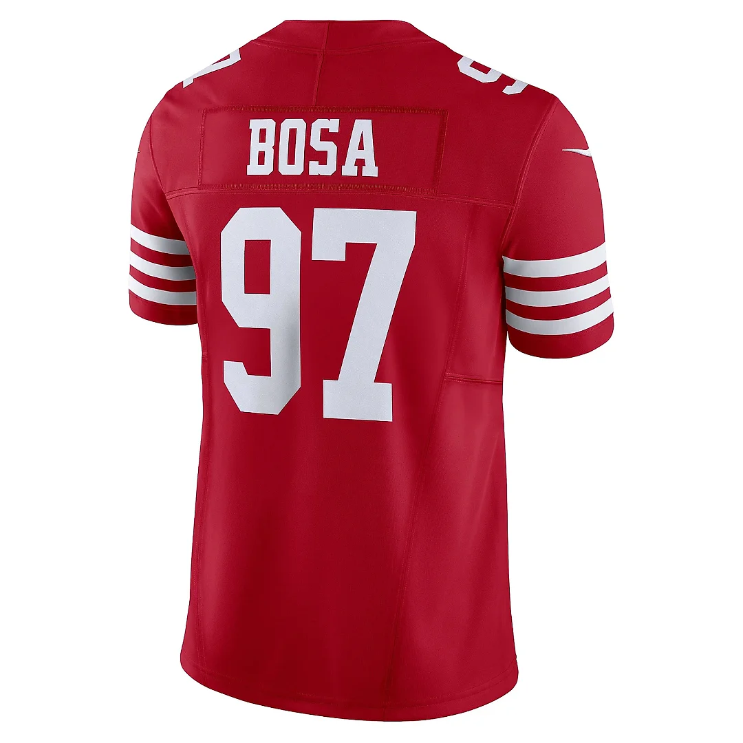 Zennovawear Men's San Francisco 49ers Nick Bosa Scarlet Vapor F.U.S.E. Limited Jersey