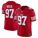 Zennovawear Men's San Francisco 49ers Nick Bosa Scarlet Vapor F.U.S.E. Limited Jersey