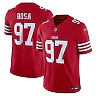 Zennovawear Men's San Francisco 49ers Nick Bosa Scarlet Vapor F.U.S.E. Limited Jersey