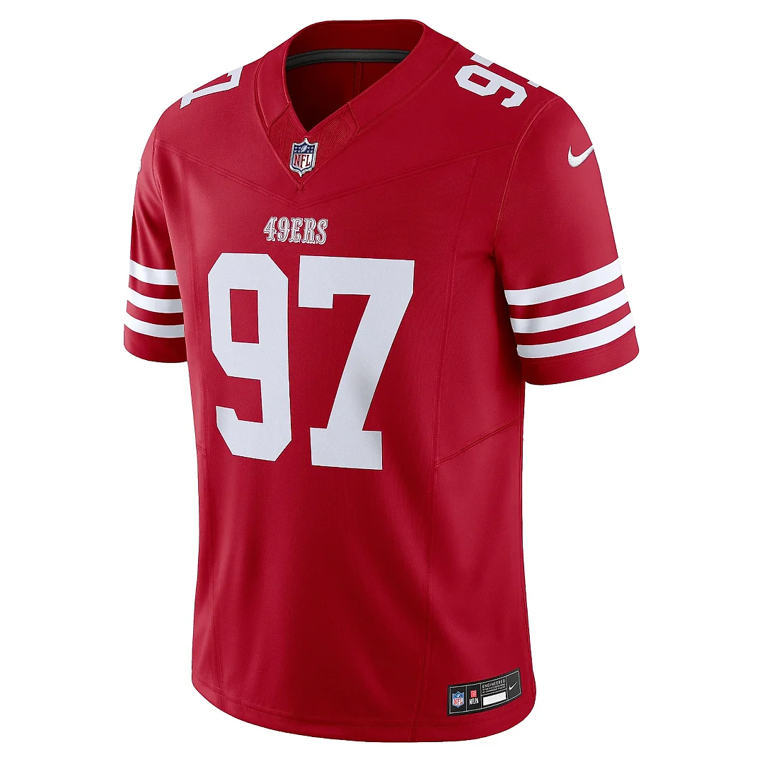 Zennovawear Men's San Francisco 49ers Nick Bosa Scarlet Vapor F.U.S.E. Limited Jersey