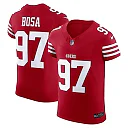 Zennovawear Men's San Francisco 49ers Nick Bosa Scarlet Vapor F.U.S.E. Elite Jersey